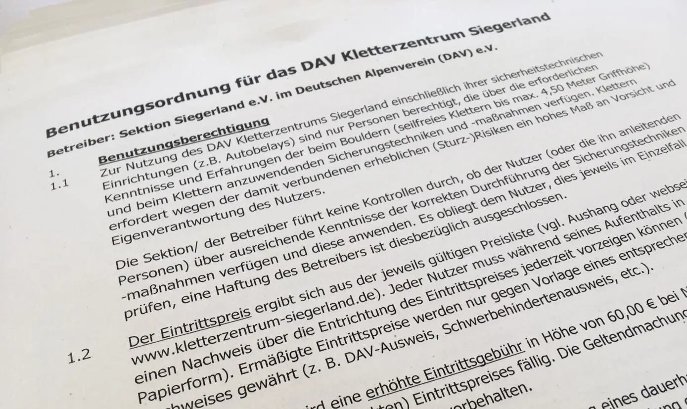 © DAV Kletterzentrum Siegerland