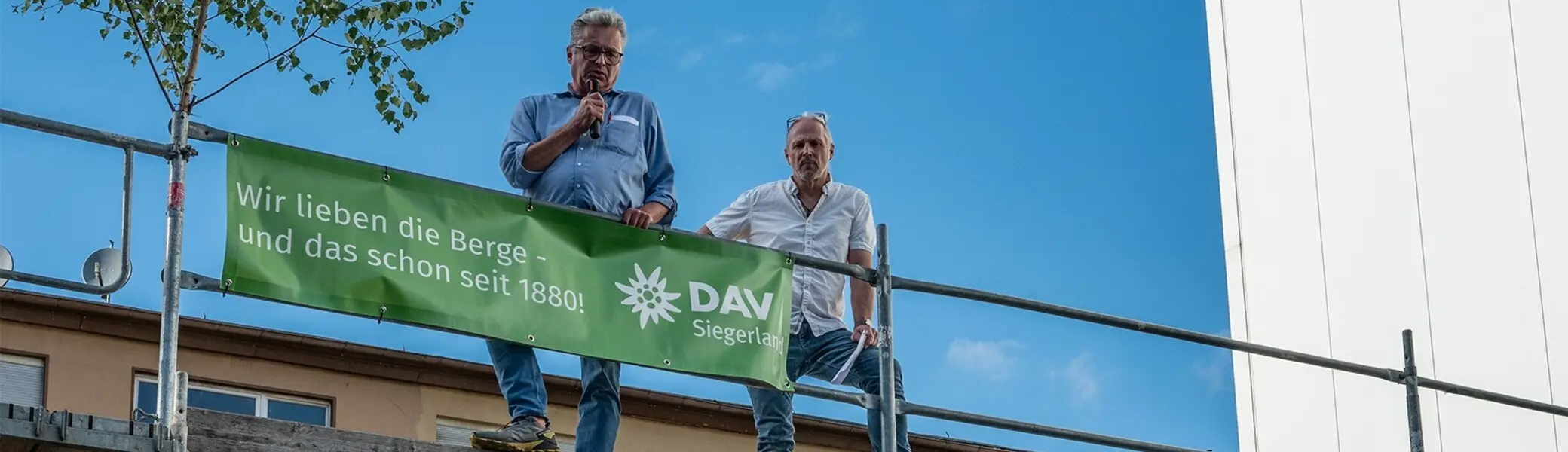 Richtfest in der DAV Sektion Siegerland | © Burkhard Daub