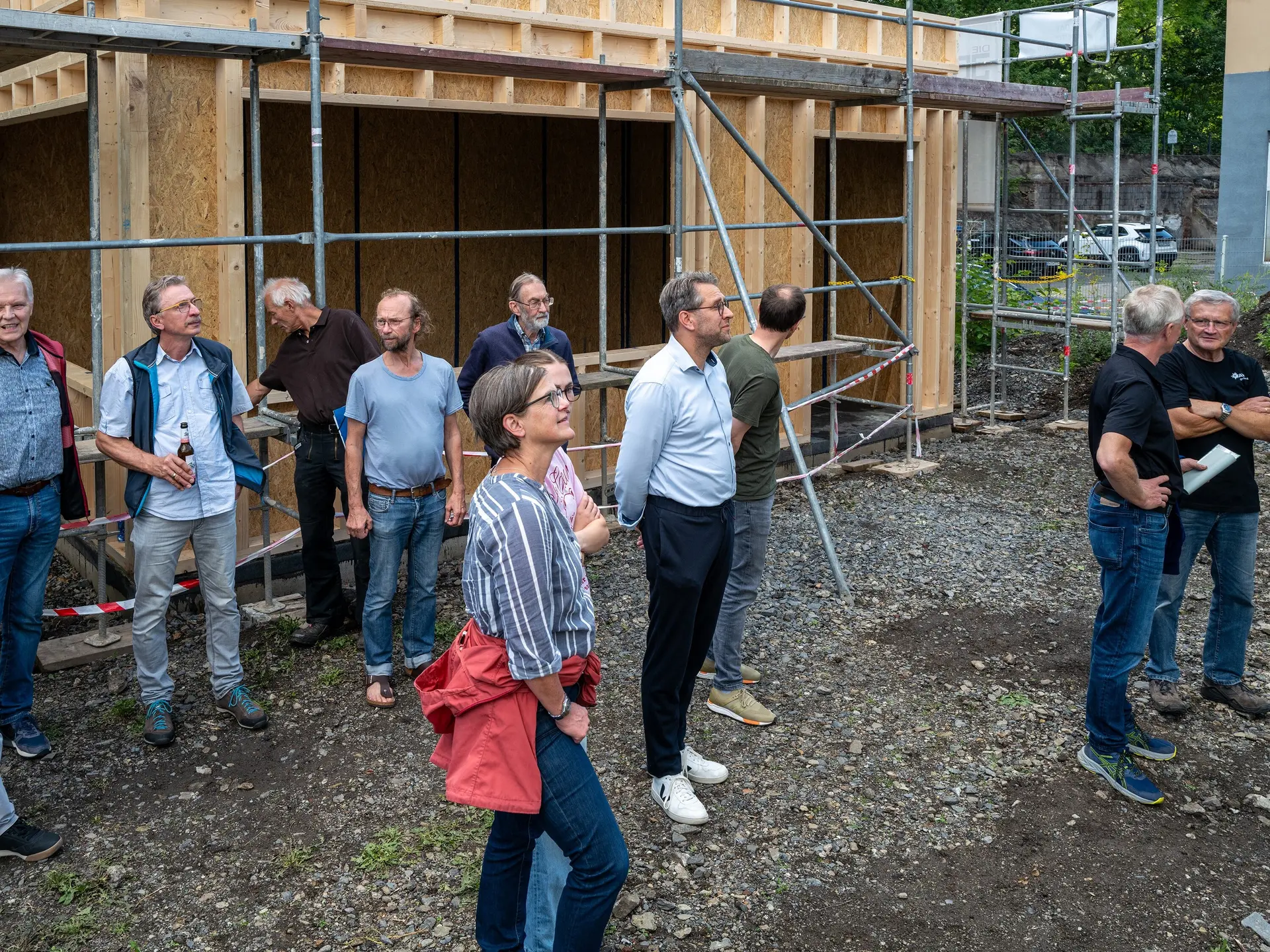Richtfest in der DAV Sektion Siegerland | © Burkhard Daub